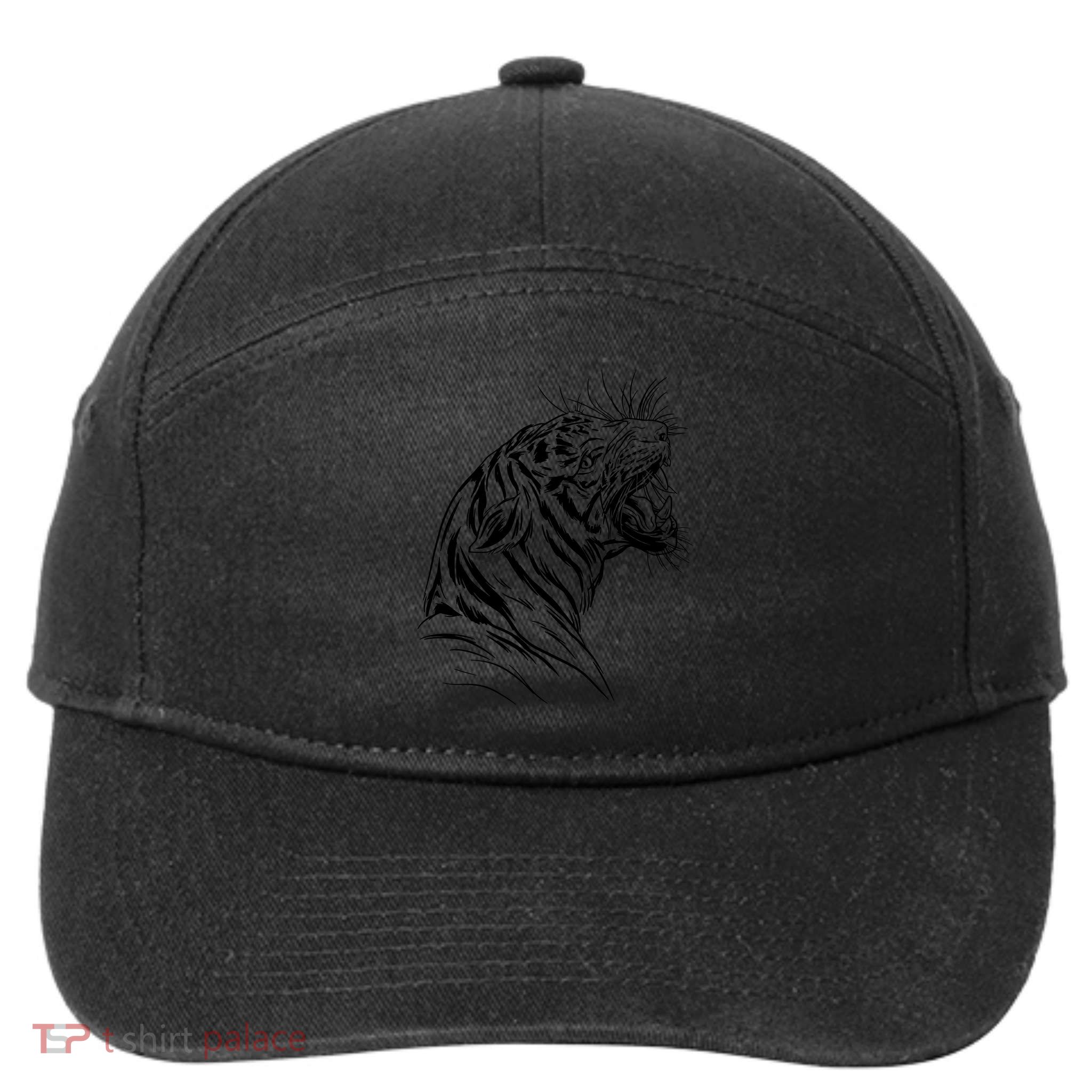 Angry Tiger 7-Panel Snapback Hat