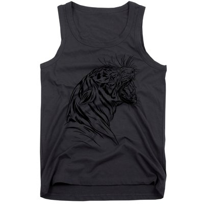 Angry Tiger Tank Top