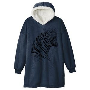 Angry Tiger Hooded Wearable Blanket