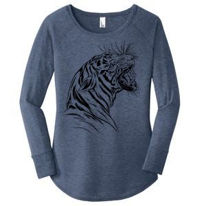 Angry Tiger Women's Perfect Tri Tunic Long Sleeve Shirt