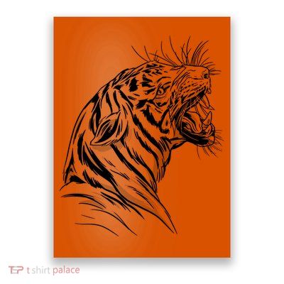 Angry Tiger Poster
