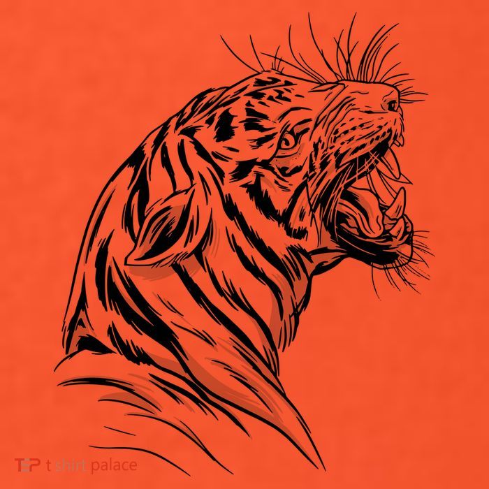 Angry Tiger Poster
