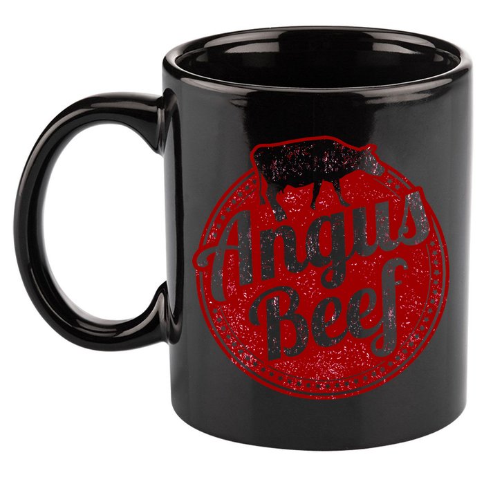 Angus Beef 11oz C Handle Ceramic Mug