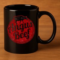 Angus Beef 11oz C Handle Ceramic Mug