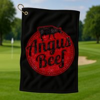 Angus Beef Golf Towel