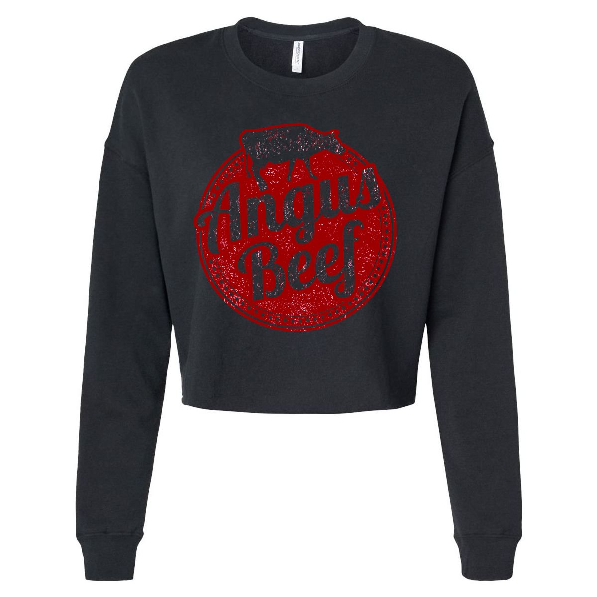Angus Beef Cropped Pullover Crew