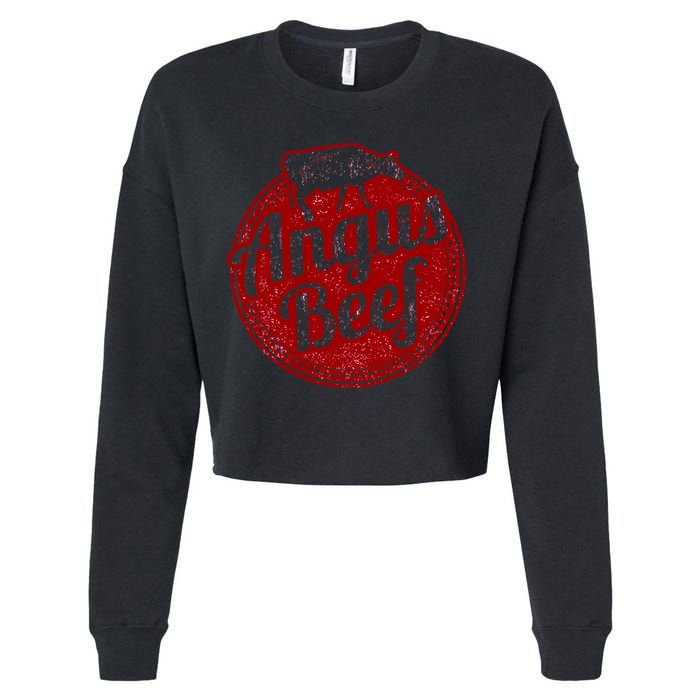 Angus Beef Cropped Pullover Crew