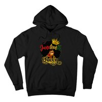 Afro Natural Hair Juneteenth Queen African American Hoodie