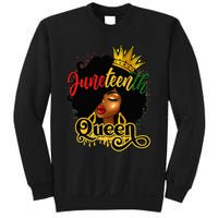 Afro Natural Hair Juneteenth Queen African American Sweatshirt