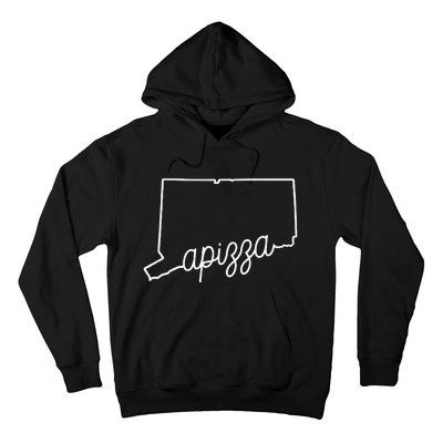 Apizza New Haven Pizza Award Winning Tomato Pie Connecticut Hoodie