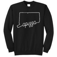 Apizza New Haven Pizza Award Winning Tomato Pie Connecticut Sweatshirt