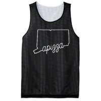 Apizza New Haven Pizza Award Winning Tomato Pie Connecticut Mesh Reversible Basketball Jersey Tank