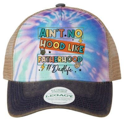 AinT No Hood Like Fatherhood Legacy Tie Dye Trucker Hat