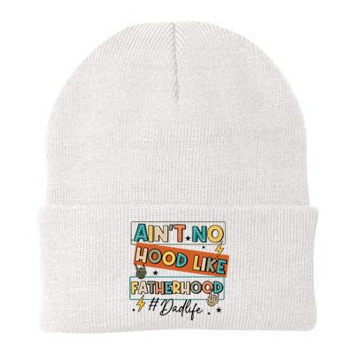 AinT No Hood Like Fatherhood Knit Cap Winter Beanie