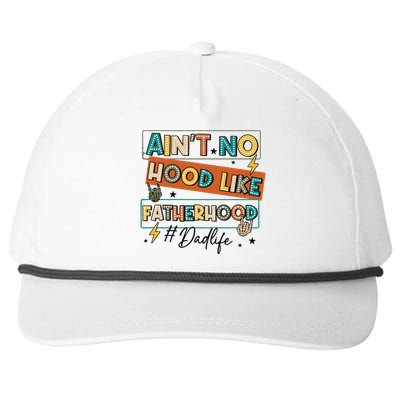 AinT No Hood Like Fatherhood Snapback Five-Panel Rope Hat