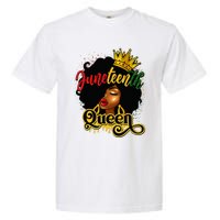 Afro Natural Hair Juneteenth Queen African American Garment-Dyed Heavyweight T-Shirt