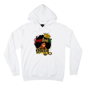 Afro Natural Hair Juneteenth Queen African American Hoodie