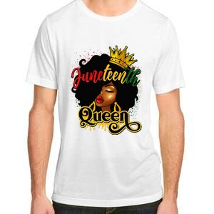 Afro Natural Hair Juneteenth Queen African American Adult ChromaSoft Performance T-Shirt