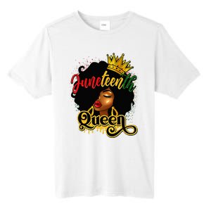 Afro Natural Hair Juneteenth Queen African American Tall Fusion ChromaSoft Performance T-Shirt