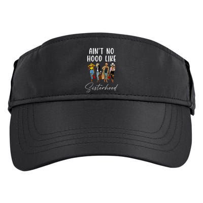 AinT No Hood Like Sisterhood Afro Sistas Adult Drive Performance Visor