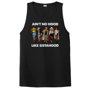 AinT No Hood Like Sisterhood Afro Sistas Black Women Gift PosiCharge Competitor Tank