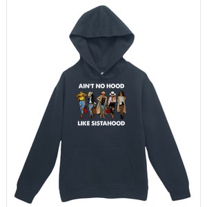 AinT No Hood Like Sisterhood Afro Sistas Black Women Gift Urban Pullover Hoodie