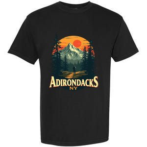 Adirondacks Ny Hiking Mountains Nature Lovers Design Garment-Dyed Heavyweight T-Shirt