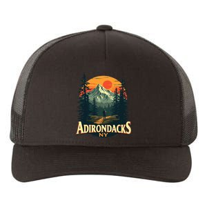 Adirondacks Ny Hiking Mountains Nature Lovers Design Yupoong Adult 5-Panel Trucker Hat