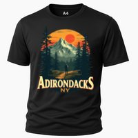 Adirondacks Ny Hiking Mountains Nature Lovers Design Cooling Performance Crew T-Shirt