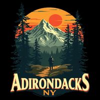 Adirondacks Ny Hiking Mountains Nature Lovers Design Cooling Performance Crew T-Shirt