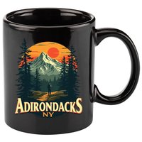 Adirondacks Ny Hiking Mountains Nature Lovers Design 11oz C Handle Ceramic Mug