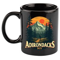Adirondacks Ny Hiking Mountains Nature Lovers Design 11oz C Handle Ceramic Mug