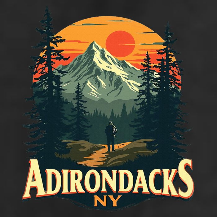Adirondacks Ny Hiking Mountains Nature Lovers Design 11oz C Handle Ceramic Mug
