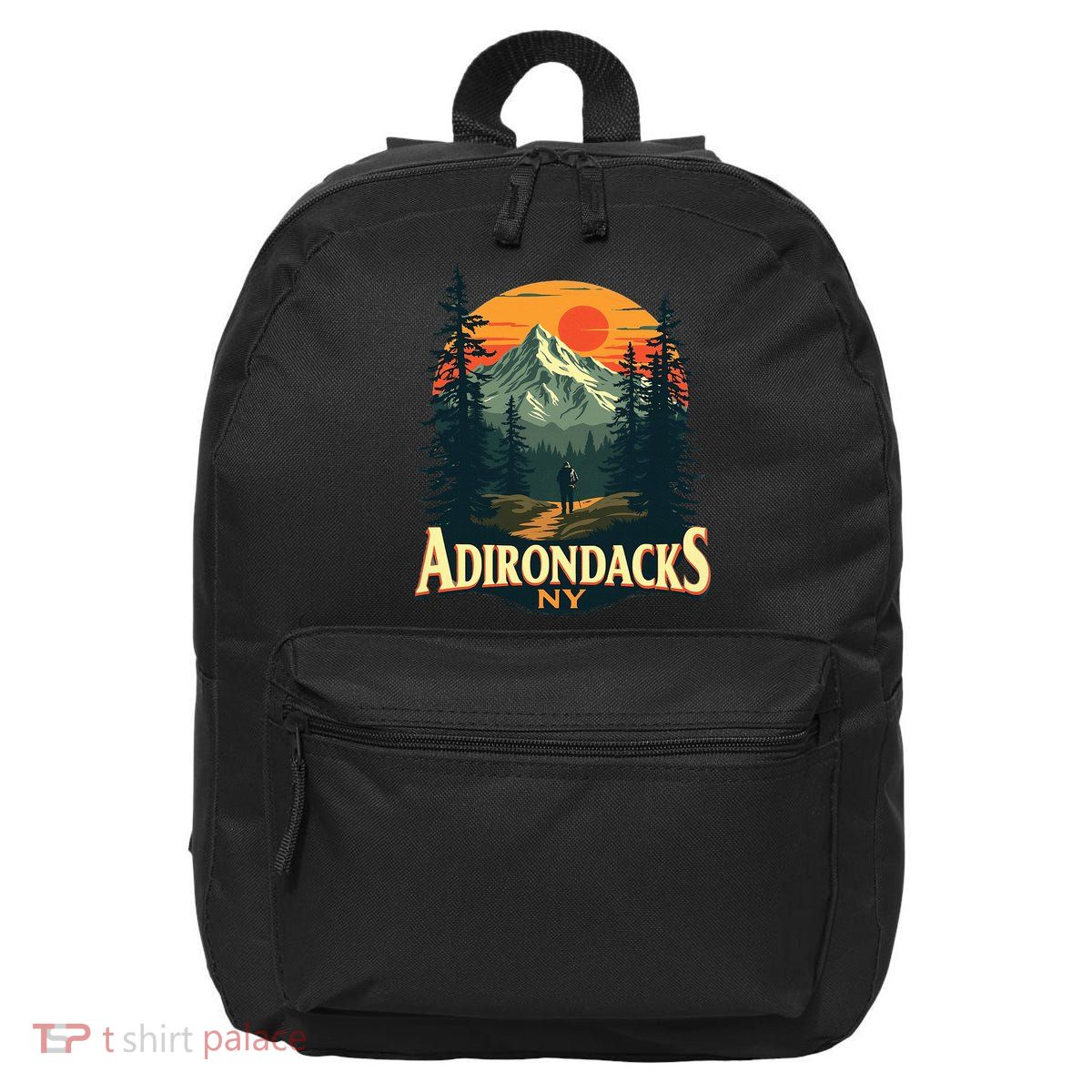 Adirondacks Ny Hiking Mountains Nature Lovers Design 16 in Basic Backpack