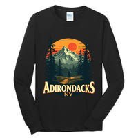 Adirondacks Ny Hiking Mountains Nature Lovers Design Tall Long Sleeve T-Shirt