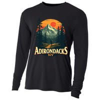 Adirondacks Ny Hiking Mountains Nature Lovers Design Cooling Performance Long Sleeve Crew