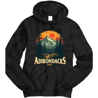 Adirondacks Ny Hiking Mountains Nature Lovers Design Tie Dye Hoodie