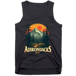 Adirondacks Ny Hiking Mountains Nature Lovers Design Tank Top