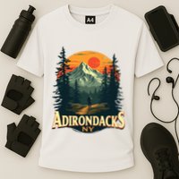 Adirondacks Ny Hiking Mountains Nature Lovers Cooling Performance Crew T-Shirt