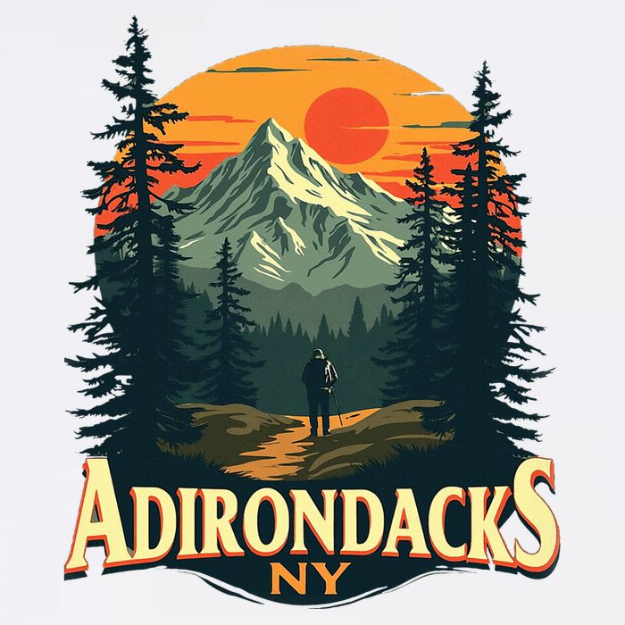 Adirondacks Ny Hiking Mountains Nature Lovers Cooling Performance Crew T-Shirt