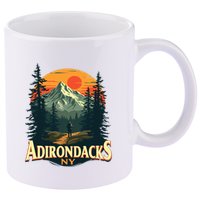 Adirondacks Ny Hiking Mountains Nature Lovers 11oz C Handle Ceramic Mug