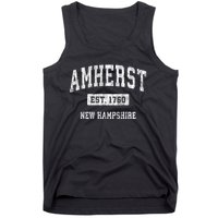 Amherst New Hampshire Nh Vintage Sports Established Tank Top