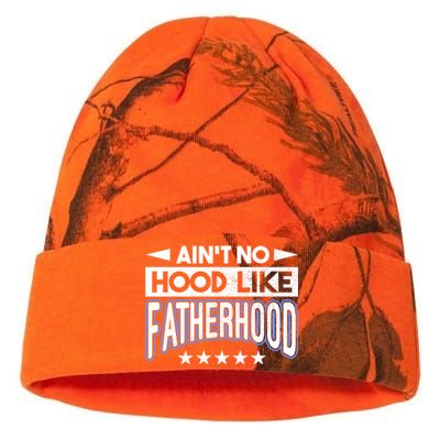 Aint No Hood Like Fatherhood Father Gift Kati Licensed 12" Camo Beanie