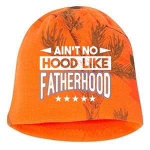 Aint No Hood Like Fatherhood Father Gift Kati - Camo Knit Beanie