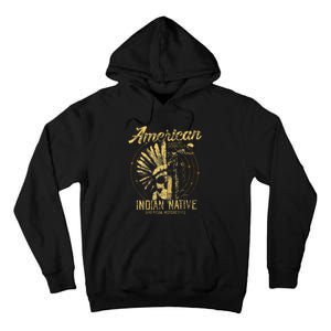 American Native Indian American Motorcycle Tall Hoodie