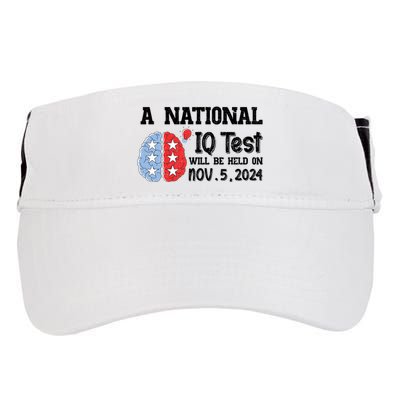 A National Iq Test Will Be Held On Nov 5 2024 Funny Election Adult Drive Performance Visor