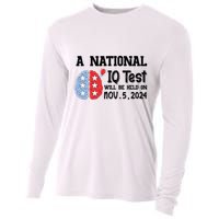 A National Iq Test Will Be Held On Nov 5 2024 Funny Election Cooling Performance Long Sleeve Crew