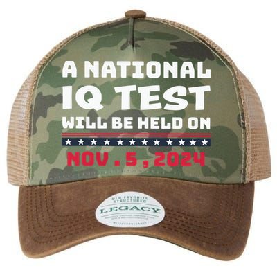 A National Iq Test Will Be Held On November 5th 2024 Legacy Tie Dye Trucker Hat