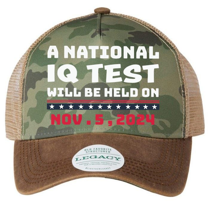 A National Iq Test Will Be Held On November 5th 2024 Legacy Tie Dye Trucker Hat