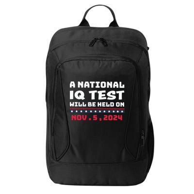 A National Iq Test Will Be Held On November 5th 2024 City Backpack